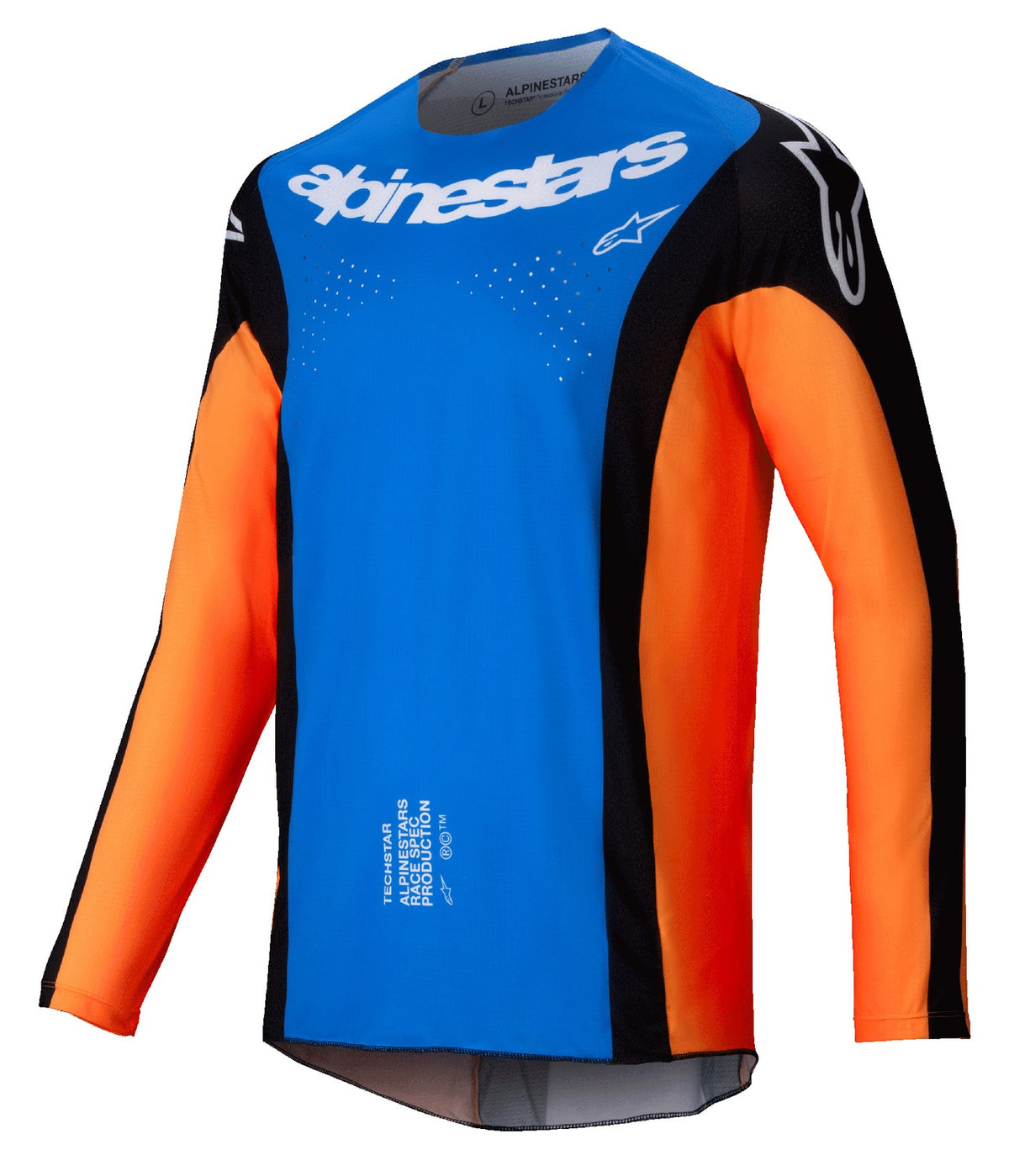Dres Alpinestars Techstar Melt oranžová/modrá