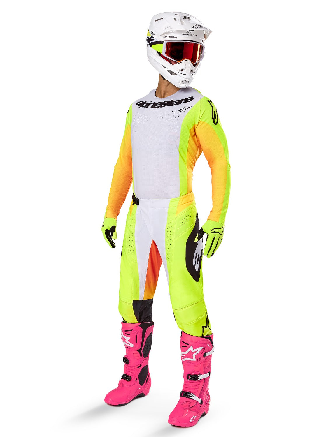 Dres Alpinestars Techstar Melt žlutá/černá