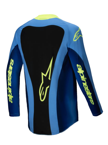 Dres Alpinestars Techstar Melt žlutá fluo/modrá