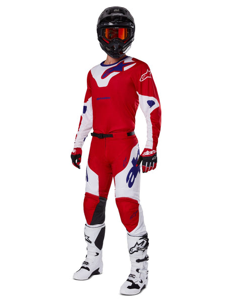 Dres Alpinestars Racer Veil červená/bílá