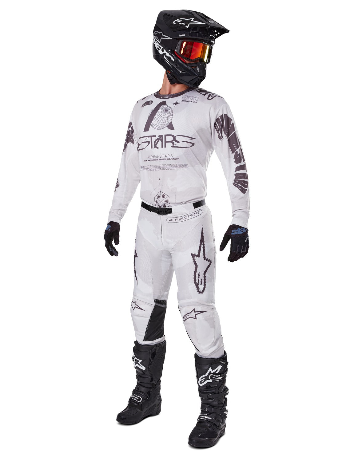Dres Alpinestars Racer Hollow světlá camo/hnědá