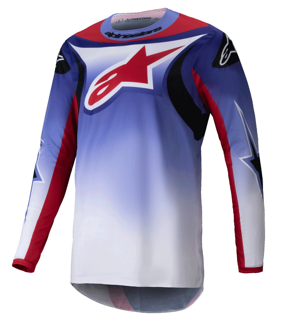 Dres Alpinestars Fluid Wurx fialová/červená