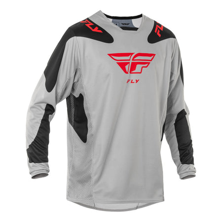Dres Fly Racing Kinetic SYM šedá/červená/černá