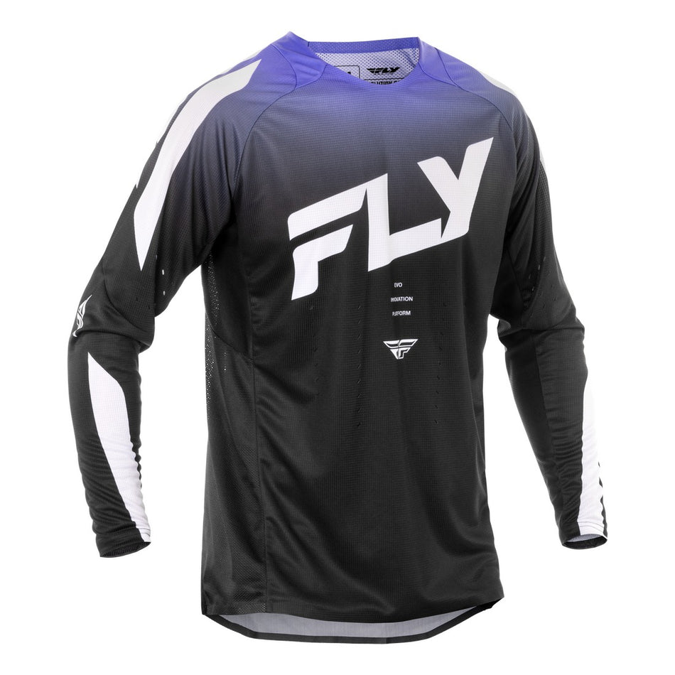 Dres Fly Racing Evolution černá/bílá/fialová