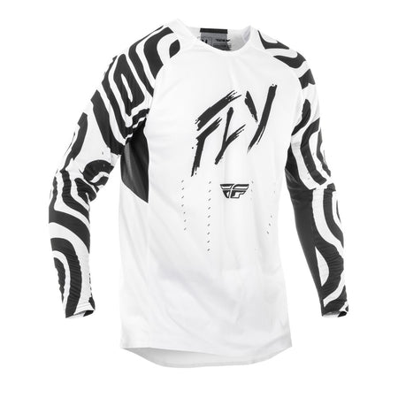 Dres Fly Racing Evolution bílá/černá