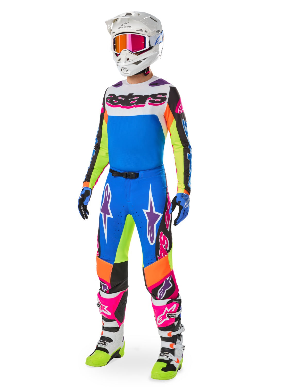 Dres Alpinestars Supertech SX limitovaná edice HAY multicolor