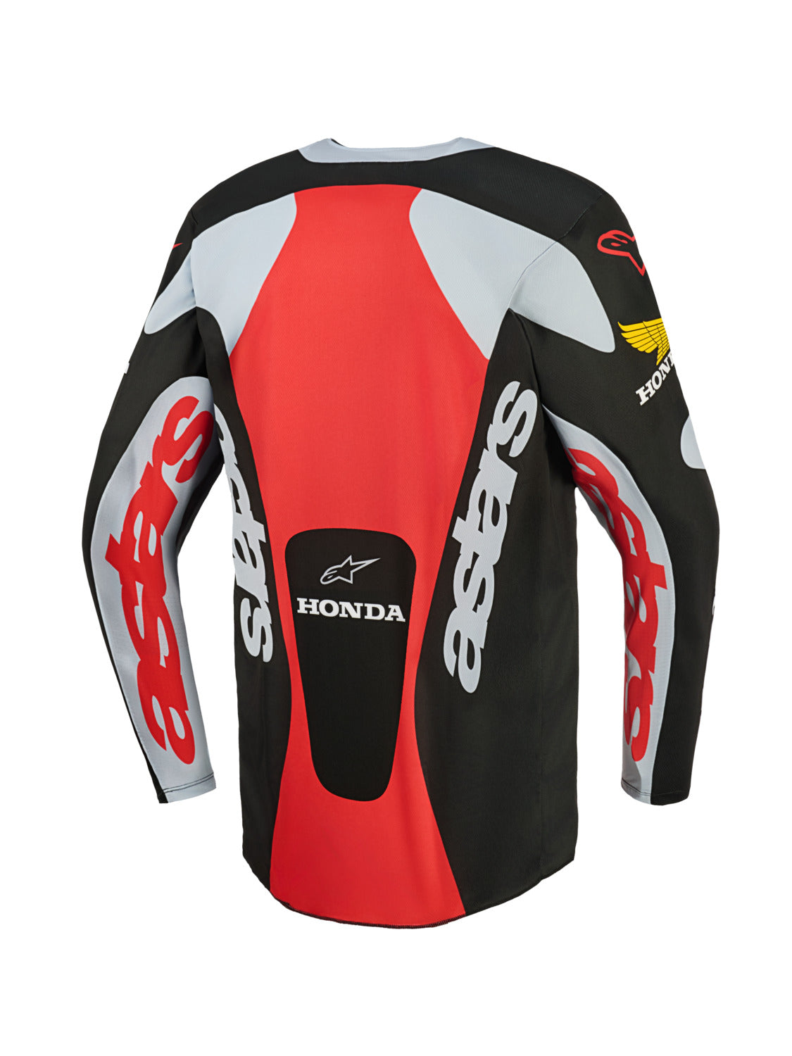 Dres Alpinestars Racer Veil Honda černá/šedá/červená/žlutá