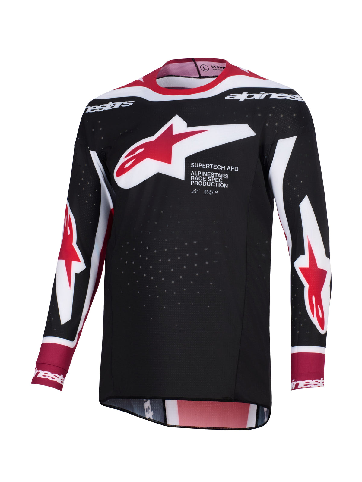 Dres Alpinestars Supertech PRO AFD Vista černá/červená/bílá