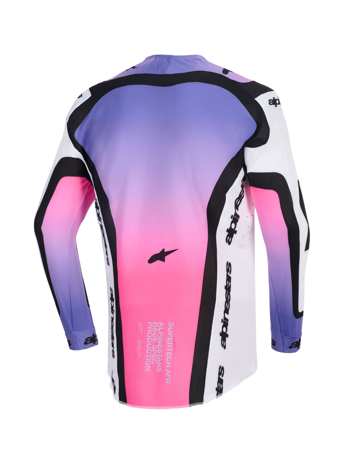 Dres Alpinestars Supertech PRO AFD Vista bílá/fialová/černá