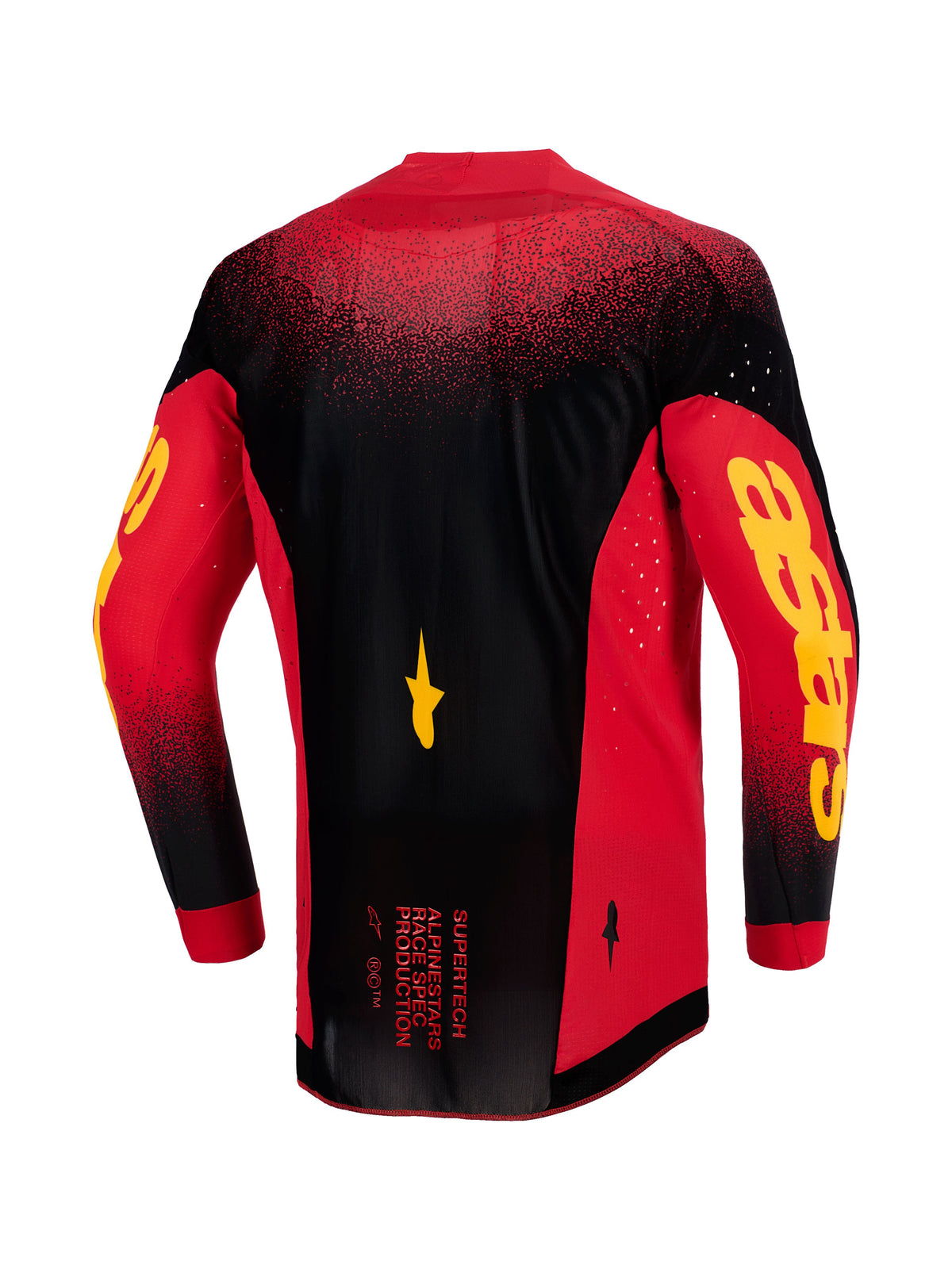 Dres Alpinestars Supertech Scenz červená/černá/žlutá