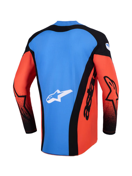 Dres Alpinestars Techstar Knif oranžová/černá/modrá
