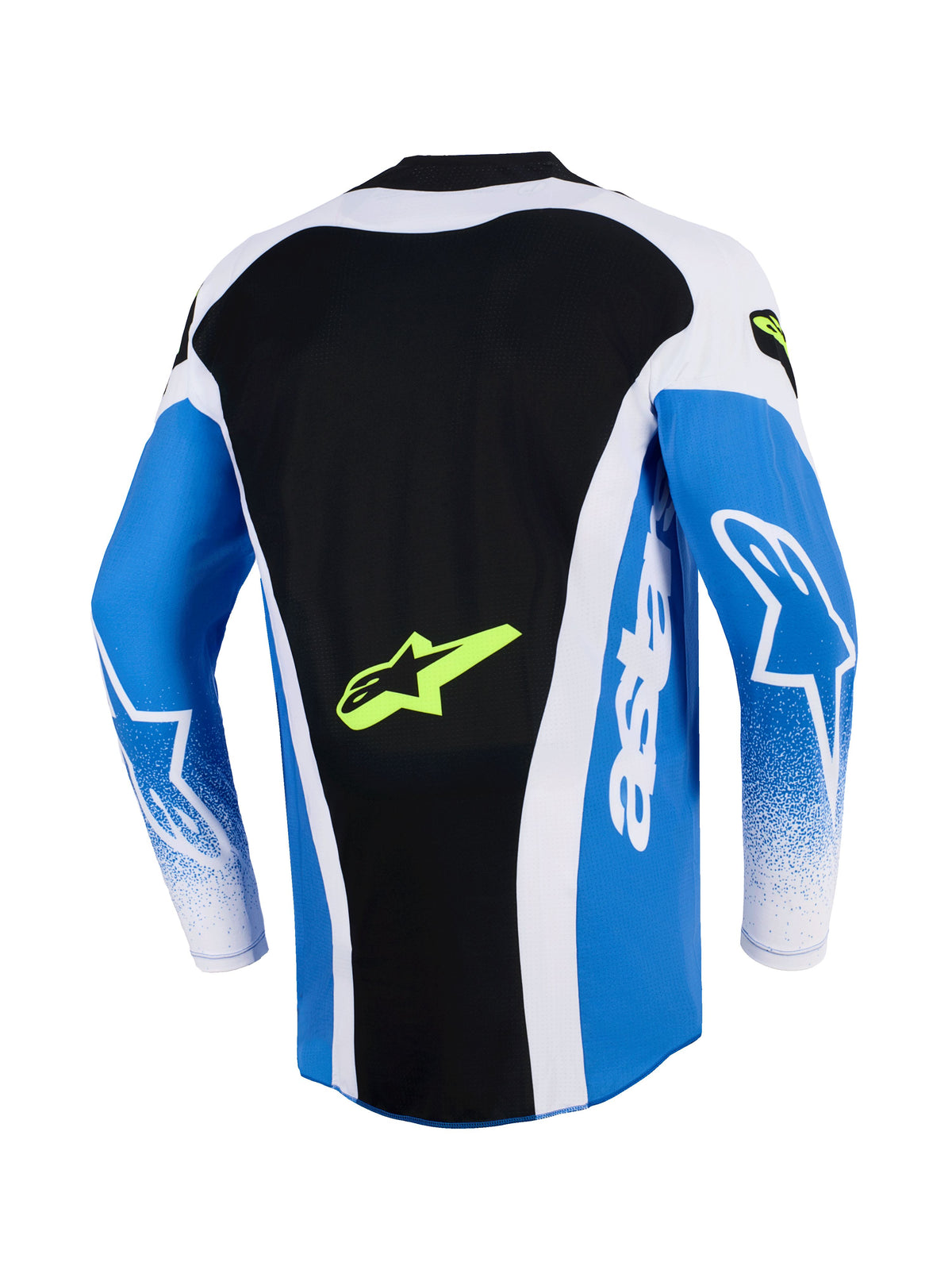 Dres Alpinestars Techstar Knif modrá/černá/žlutá fluo