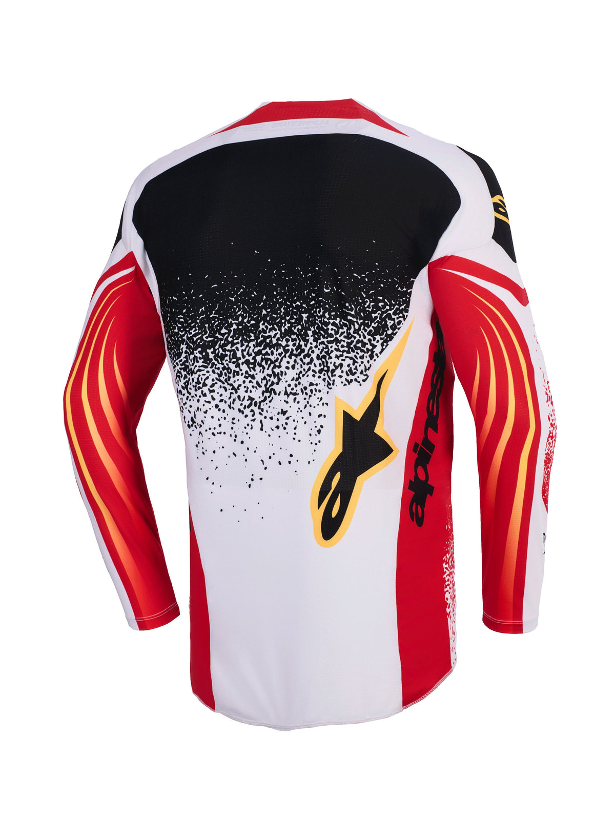 Dres Alpinestars Techstar Nomur světle šedá/červená/černá/žlutá