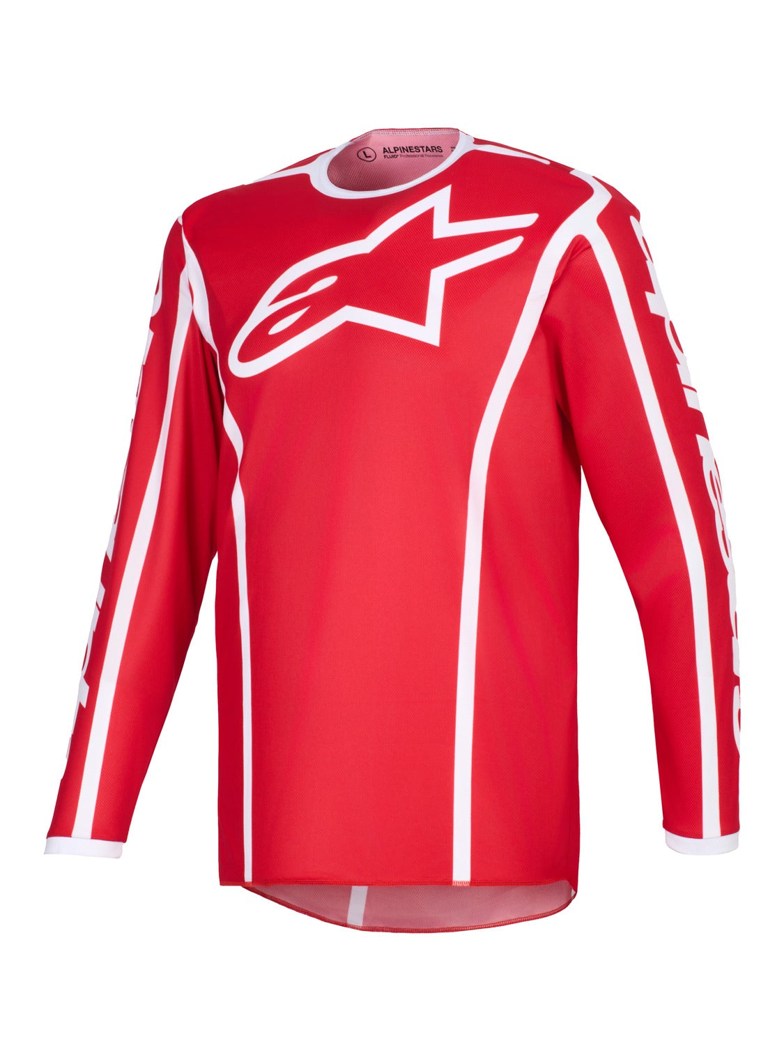 Dres Alpinestars Fluid Apex červená/bílá