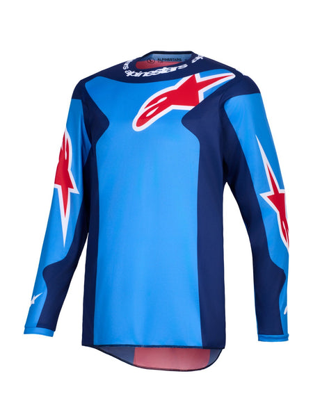 Dres Alpinestars Fluid Grid modrá/červená