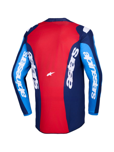 Dres Alpinestars Fluid Grid modrá/červená