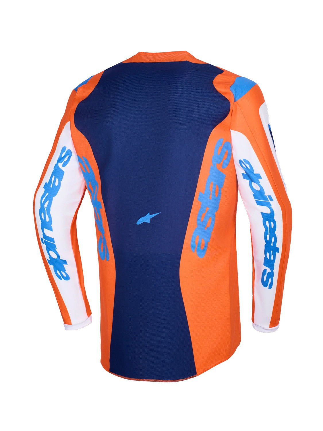 Dres Alpinestars Fluid Grid oranžová/modrá