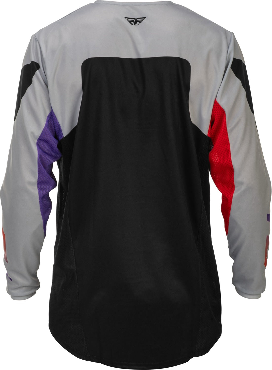 Dres Fly Racing Kinetic šedá/červená/fialová/černá
