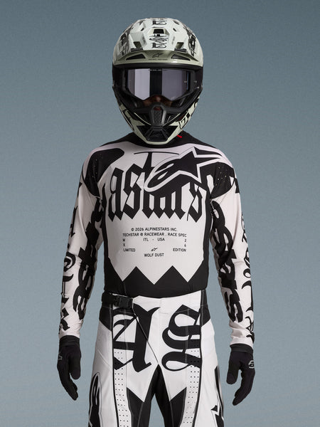 Dres Alpinestars Techstar limitovaná edice Wolf Dust písková/černá