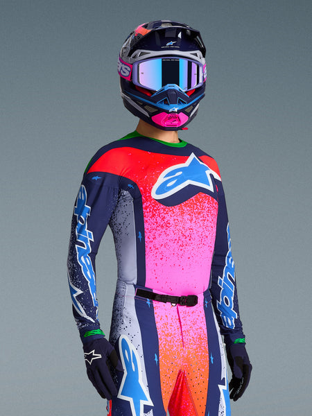 Dres Alpinestars Supertech limitovaná edice Records šedá/multicolor