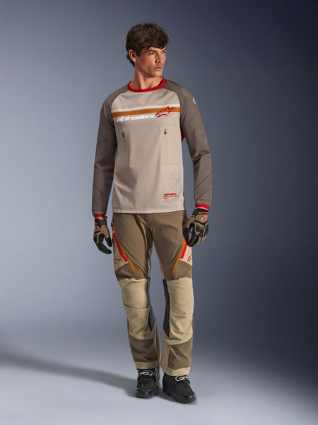 Dres Alpinestars Maxdura Dual hnědá/oranžová