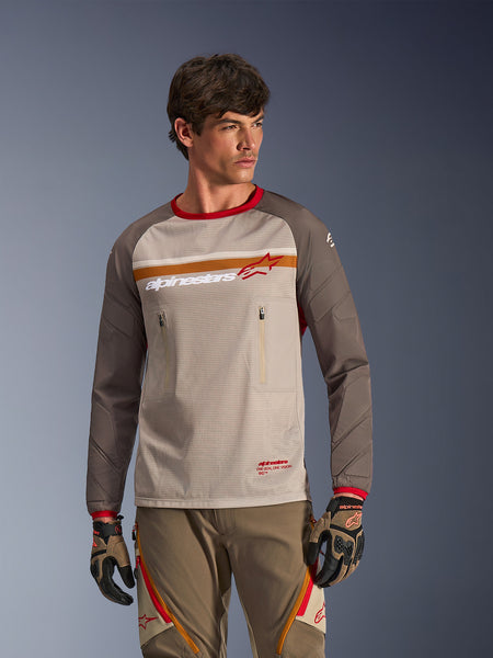 Dres Alpinestars Maxdura Dual hnědá/oranžová