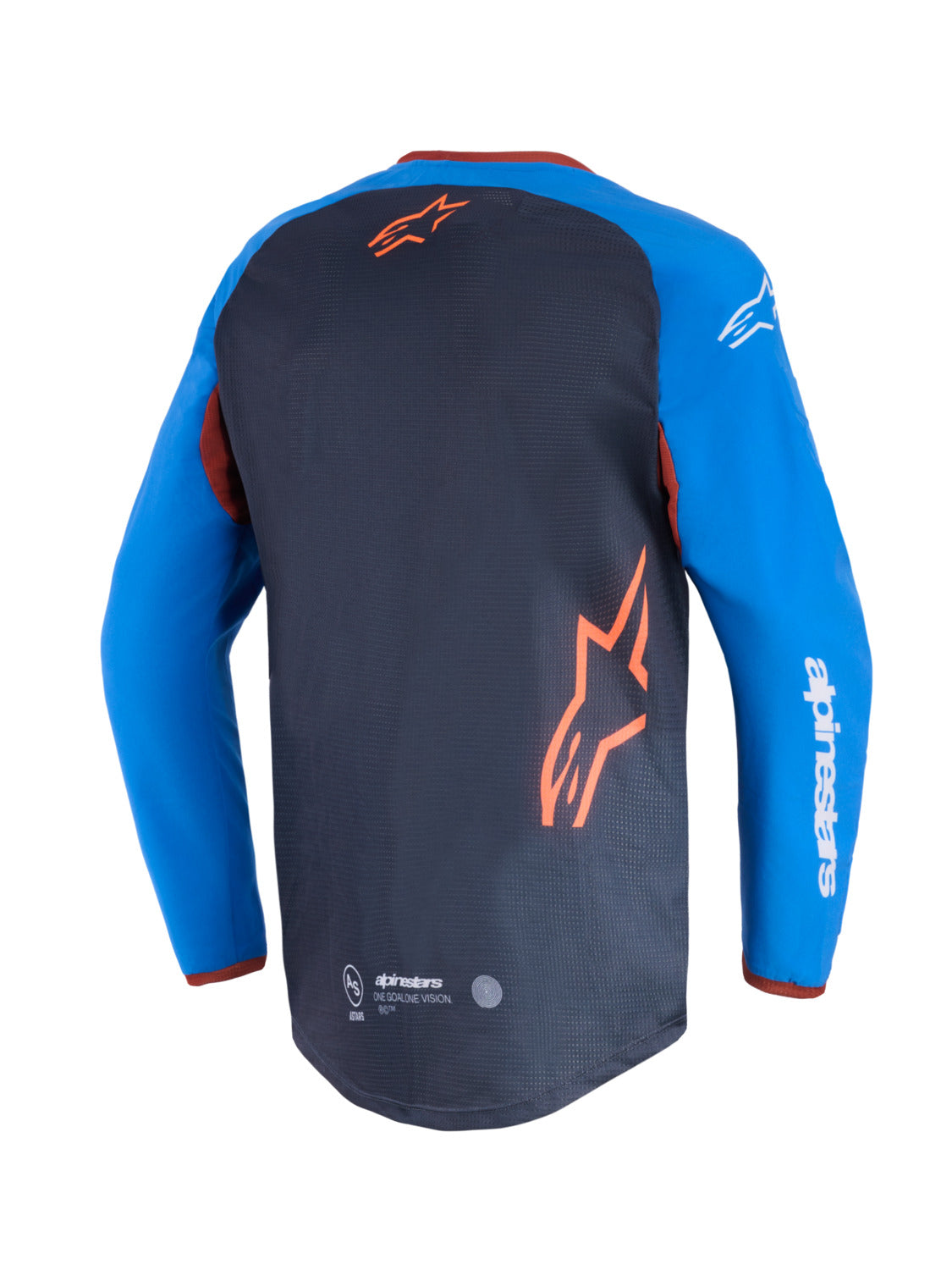 Dres Alpinestars Maxdura Dual tmavě šedá/modrá/oranžová