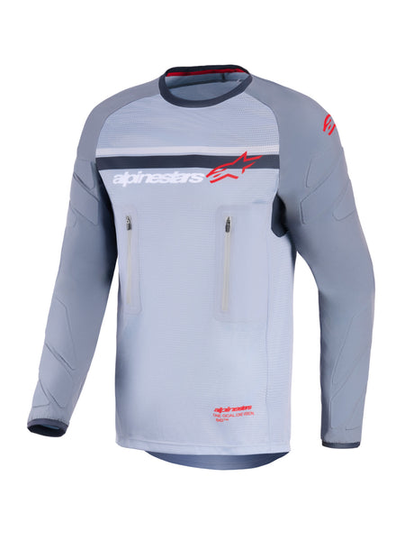 Dres Alpinestars Maxdura Dual světle šedá/tmavě šedá/oranžová