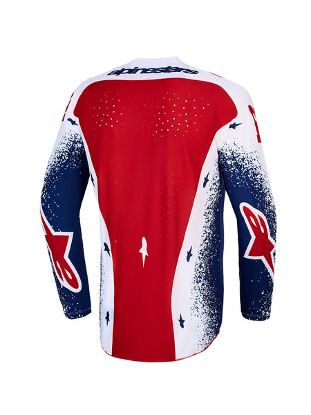 Dres Alpinestars Techstar limitovaná edice Unity červená/bílá/modrá