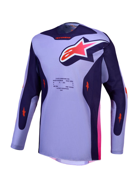 Dres Alpinestars Racer AIR Hunt světle růžová/fialová