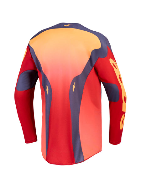 Dres Alpinestars Racer Hunt červená/tmavě šedá/gradient
