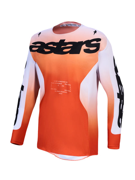 Dres Alpinestars Racer Amber červená/světle šedá/černá
