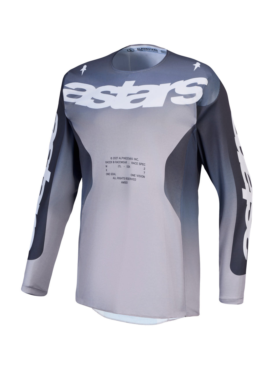 Dres Alpinestars Racer Amber tmavě šedá/světle šedá