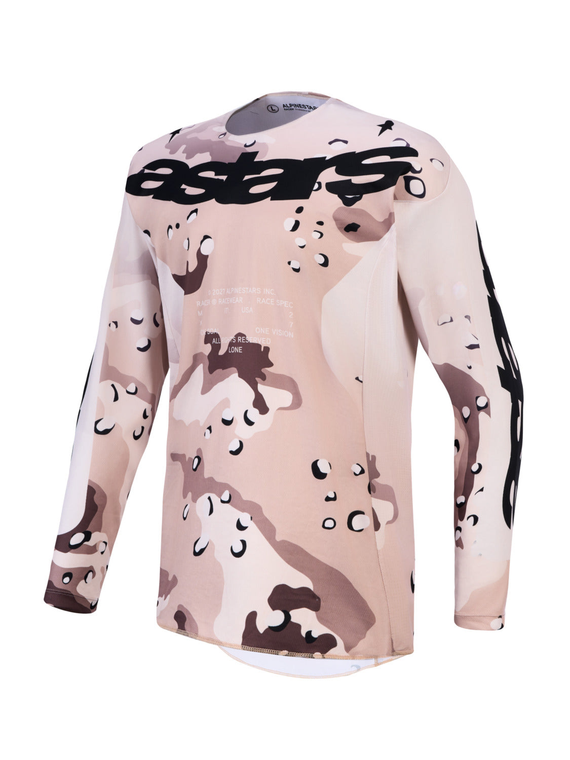 Dres Alpinestars Racer Lone písková camo/černá