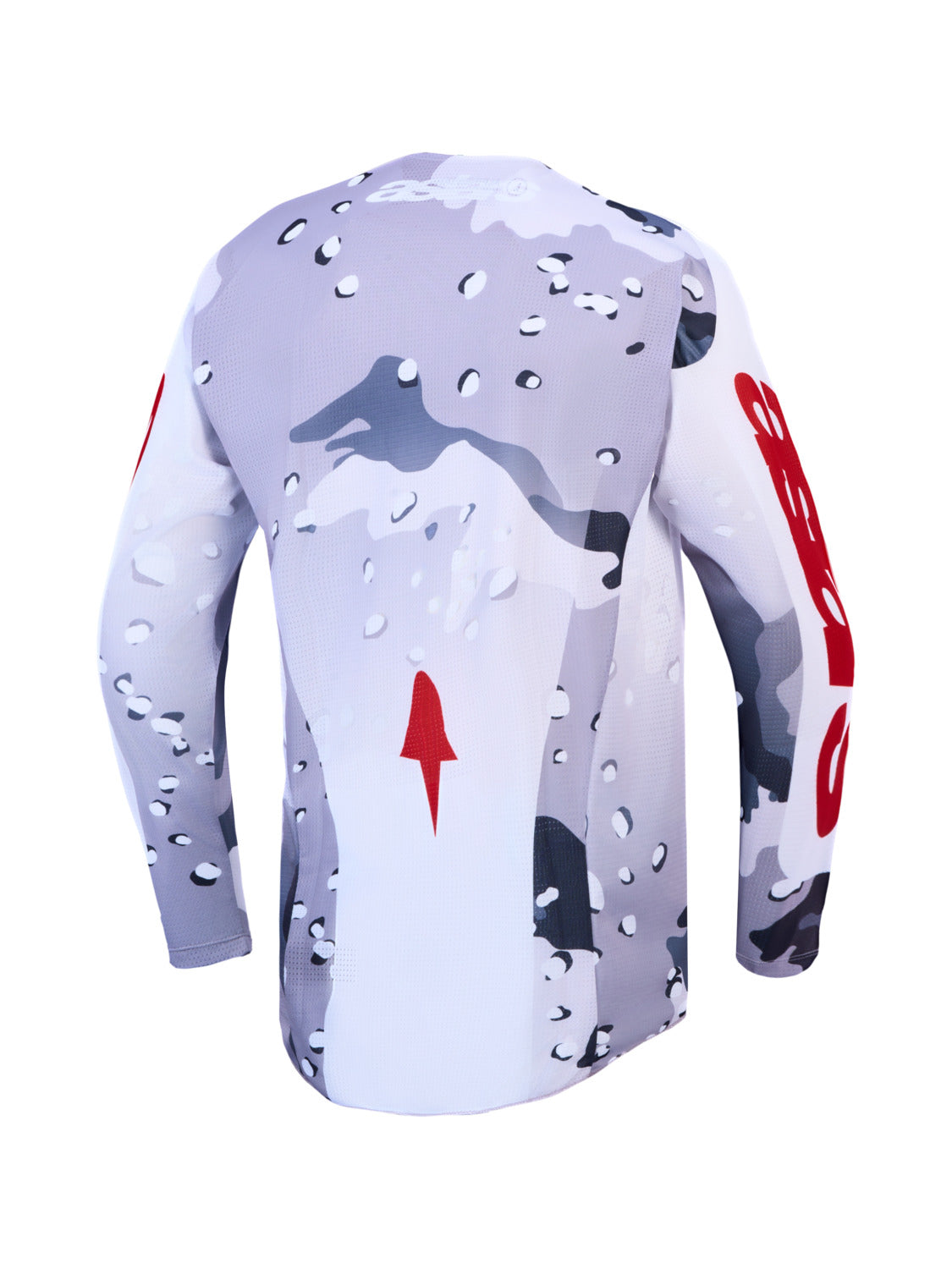 Dres Alpinestars Racer AIR Lone šedá camo/bílá/červená