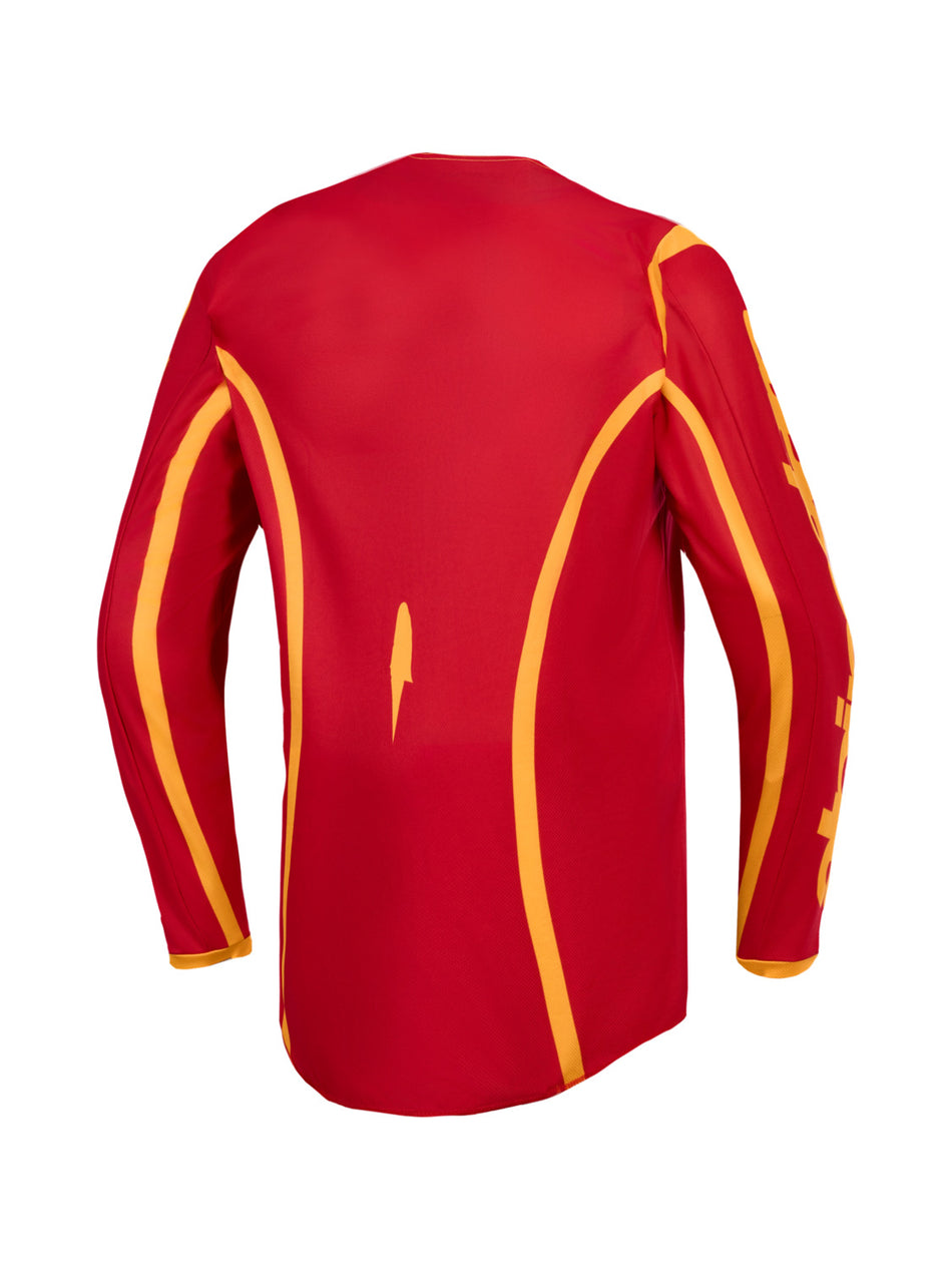 Dres Alpinestars Fluid Apex V2 červená/zlatá