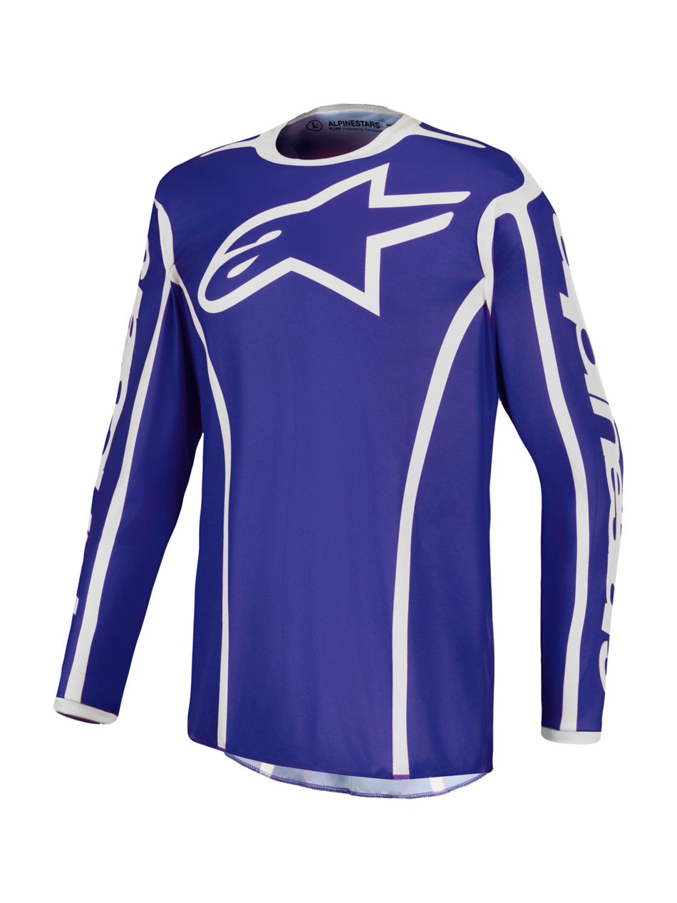 Dres Alpinestars Fluid Apex V2 tmavě modrá/bílá