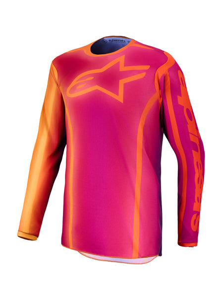 Dres Alpinestars Fluid Kepler tmavě fialová/oranžová