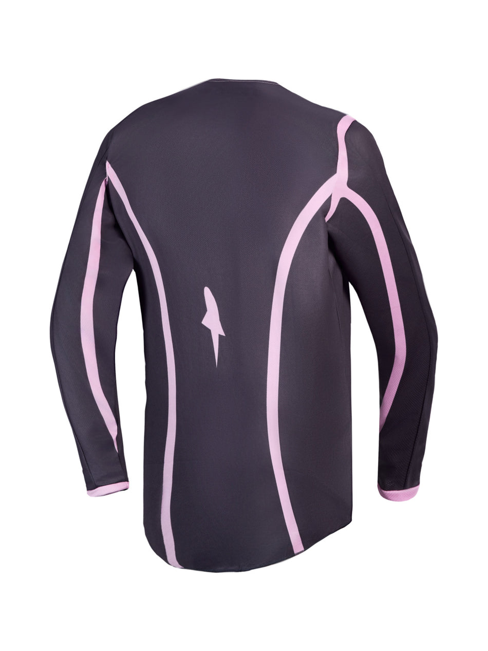Dámská dres Alpinestars Stella Fluid Apex V2 tmavě šedá/růžová