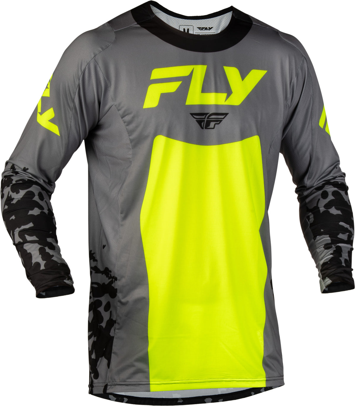 Dres Fly Racing Lite Flake hi-vis/černá