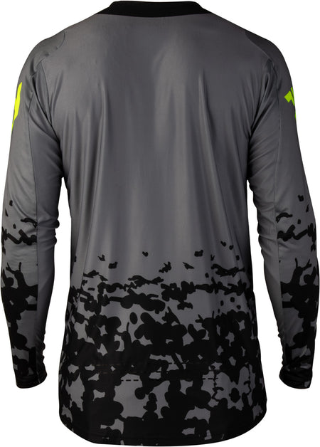Dres Fly Racing Lite Flake hi-vis/černá