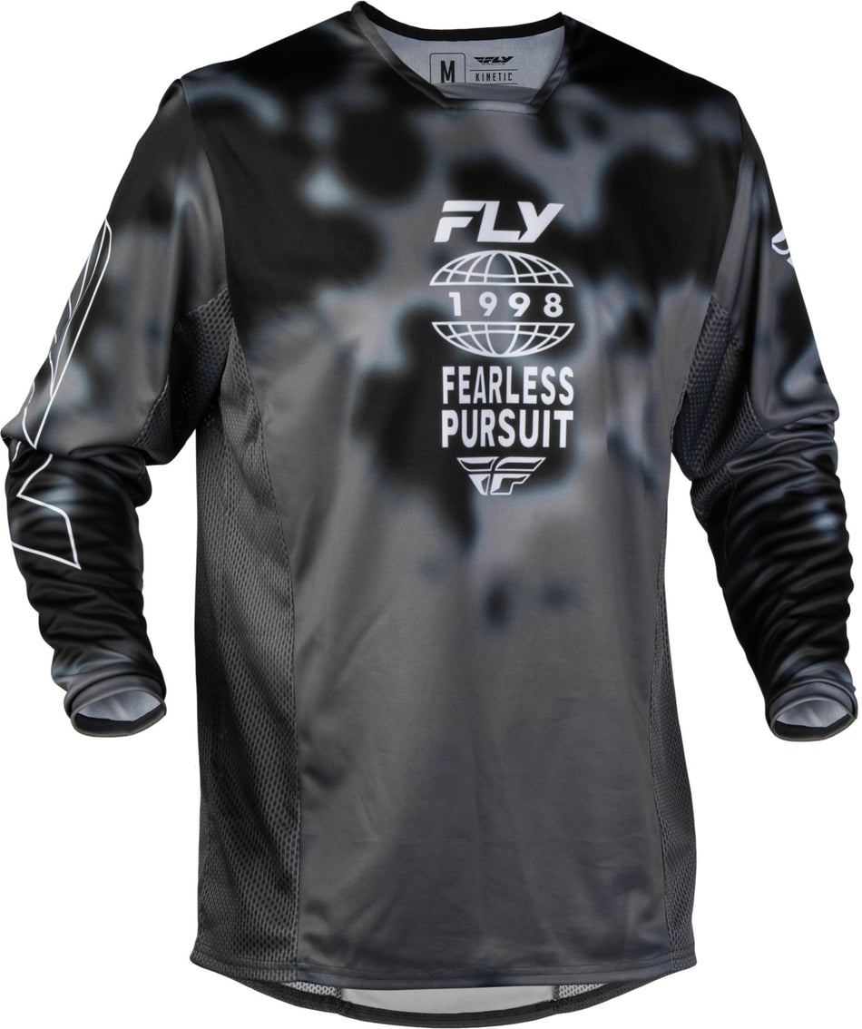 Dres Fly Racing Kinetic Blur černá/šedá