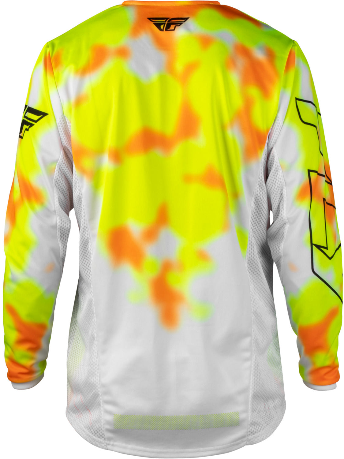 Dres Fly Racing Kinetic Blur bílá/hi-vis/oranžová