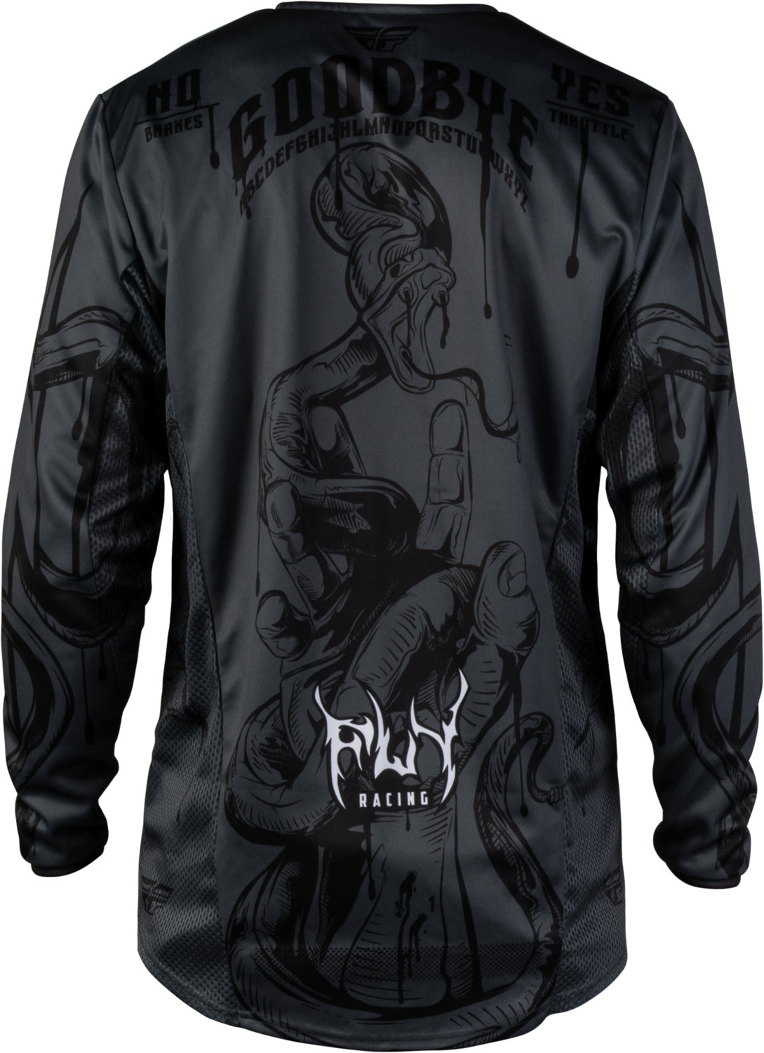 Dres Fly Racing Kinetic Dark šedá/černá