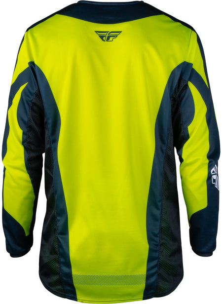 Dres Fly Racing Kinetic Fade hi-vis/modrá/bílá