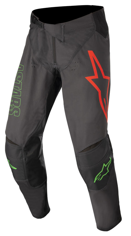 Kalhoty Alpinestars Techstar Phantom černá antracit/zelená neon