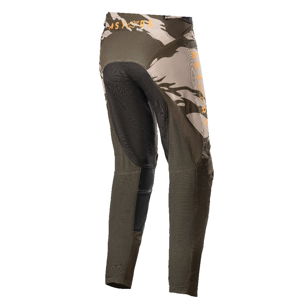 Kalhoty Alpinestars Racer Tactical písková/zelená/mandarinka