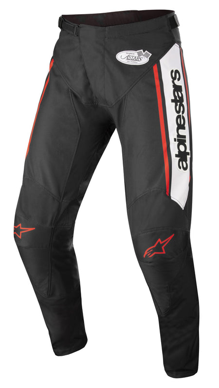 Kalhoty Alpinestars Racer Flagship černá/bílá/červená fluo