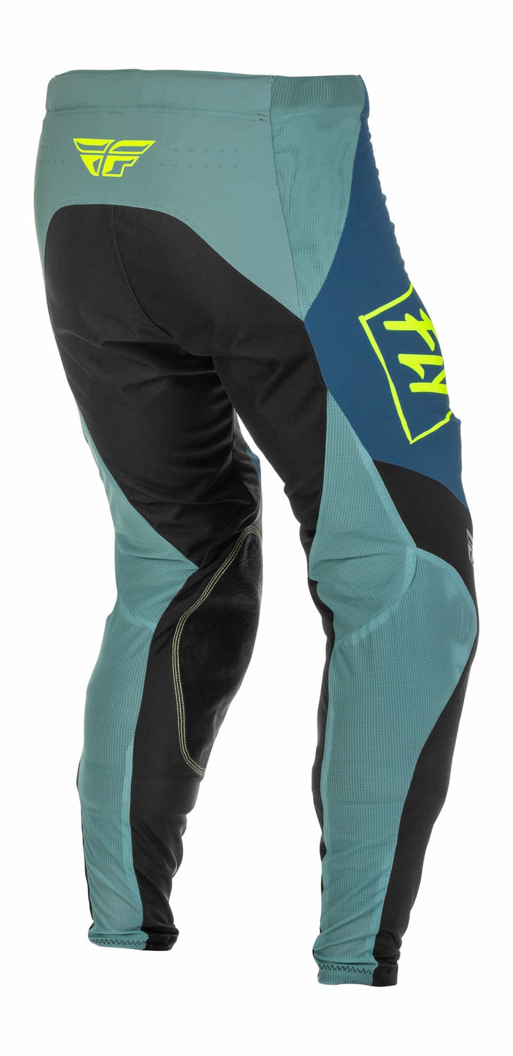 Kalhoty Fly Racing Lite šedá/tyrkysová/hi-vis