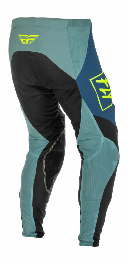 Kalhoty Fly Racing Lite šedá/tyrkysová/hi-vis
